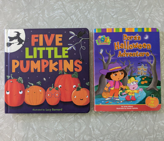 #61 Board Books - Dora & Five Little Pumpkins