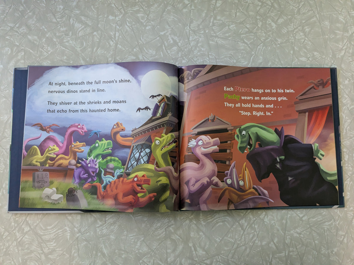 #61 Dino-Halloween Hardcover Book