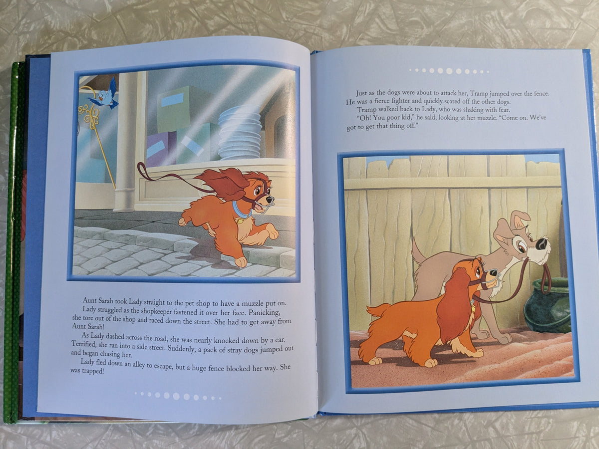 #61 Disney Lady and the Tramp & Jungle Book Hardcover Books
