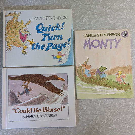 #61 Vintage 90s James Stevenson Book Bundle
