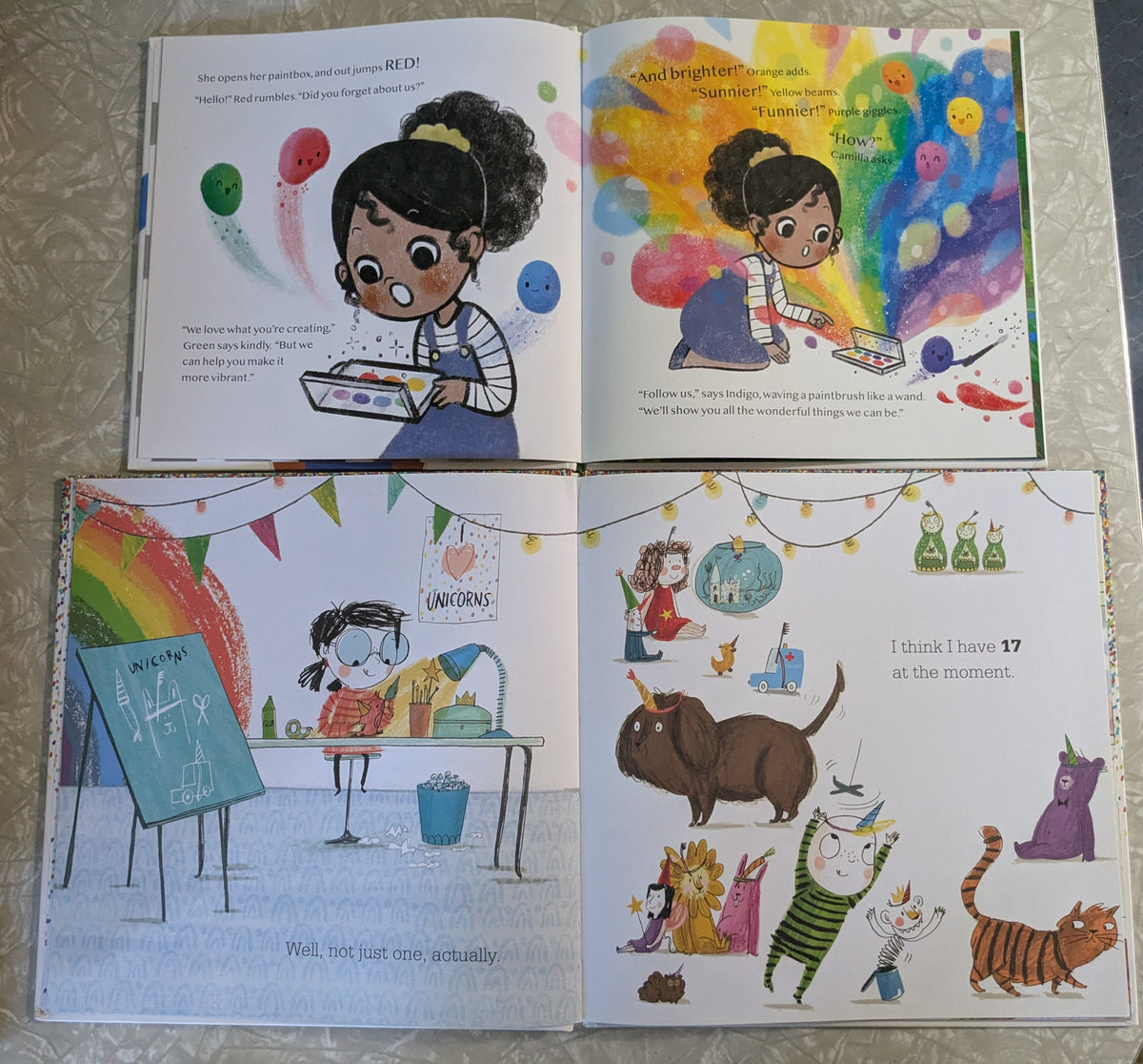 #61 Hardcover Camilla's Colors & Sophie Johnson Unicorn Expert
