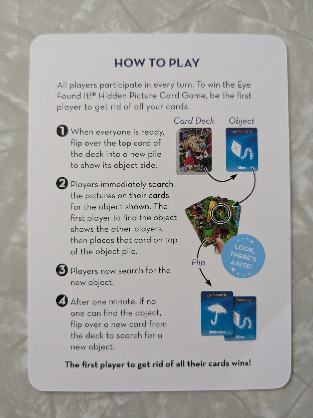 #61 Disney Eye Found It Card Game