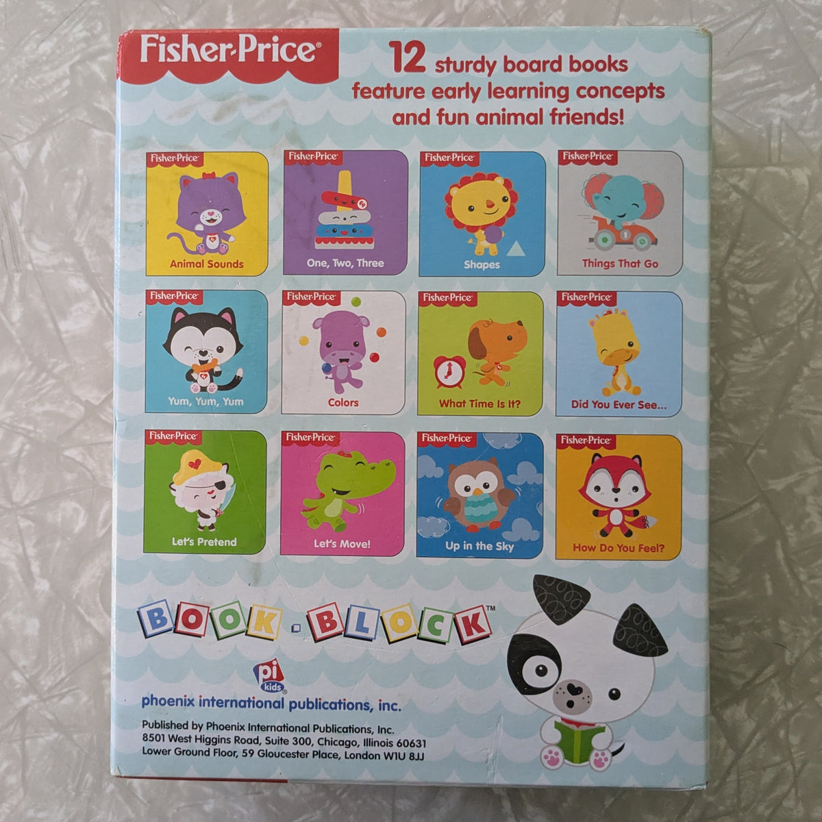 #61 Set of Fisher Price Baby Board Books