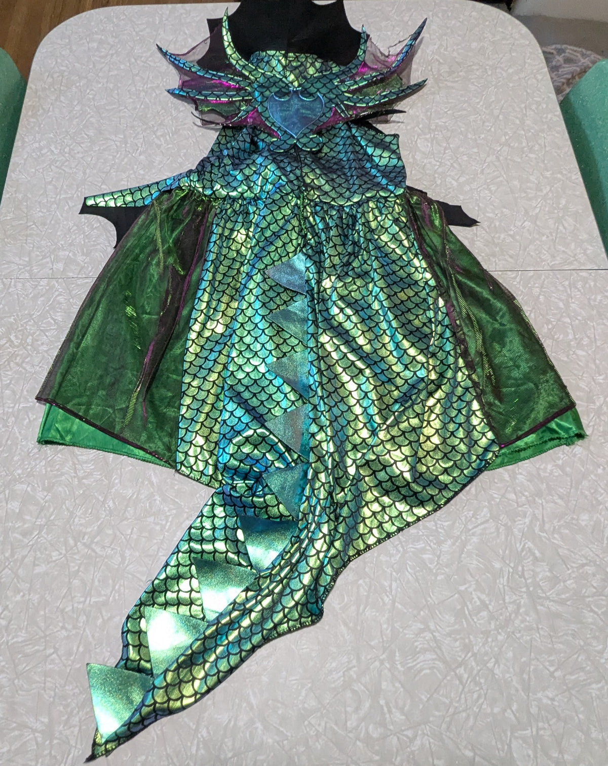 #61 Girls 7/8 Dragon Dress Costume