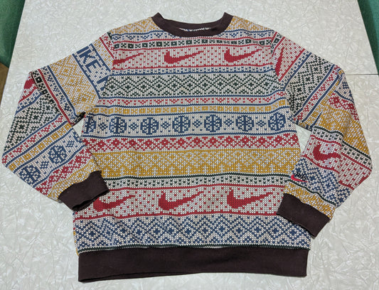 #61 Boys XL Nike "Knit" Print Sweatshirt