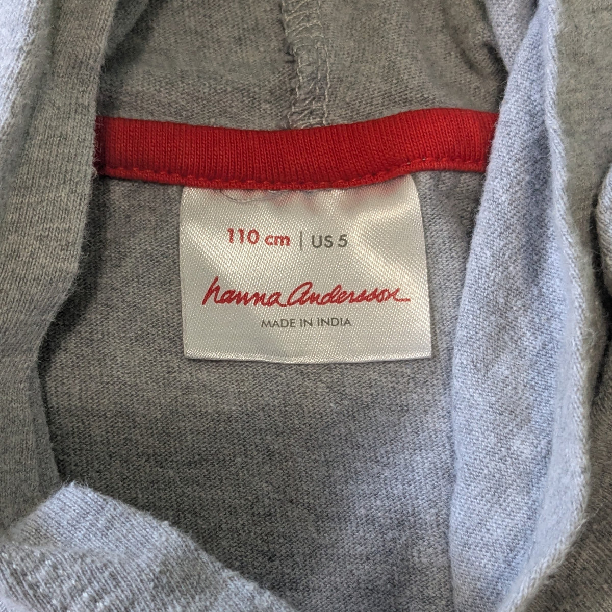 #61 Hanna Andersson Colorblock 100% Cotton Hooded Dress