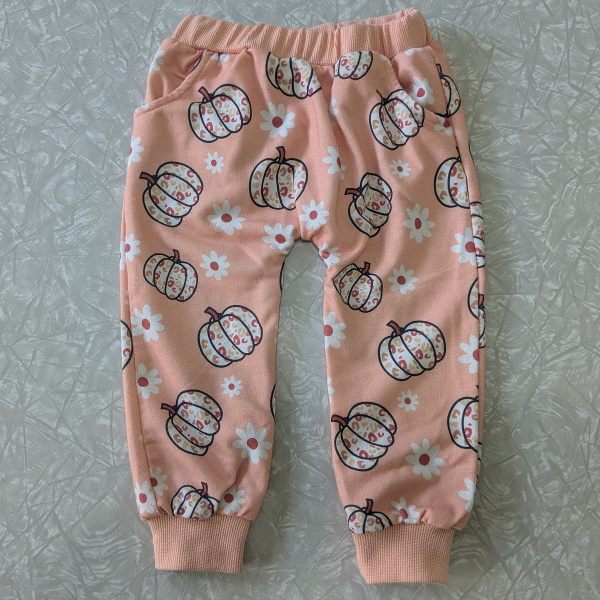 #61 Halloween Fall Pumpkin Sweatpant Joggers 18mo