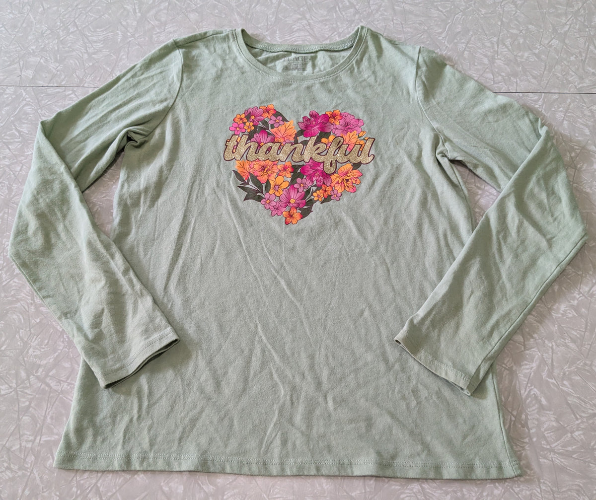 #61 Place Girls 14 Thankful Long Sleeve Tee