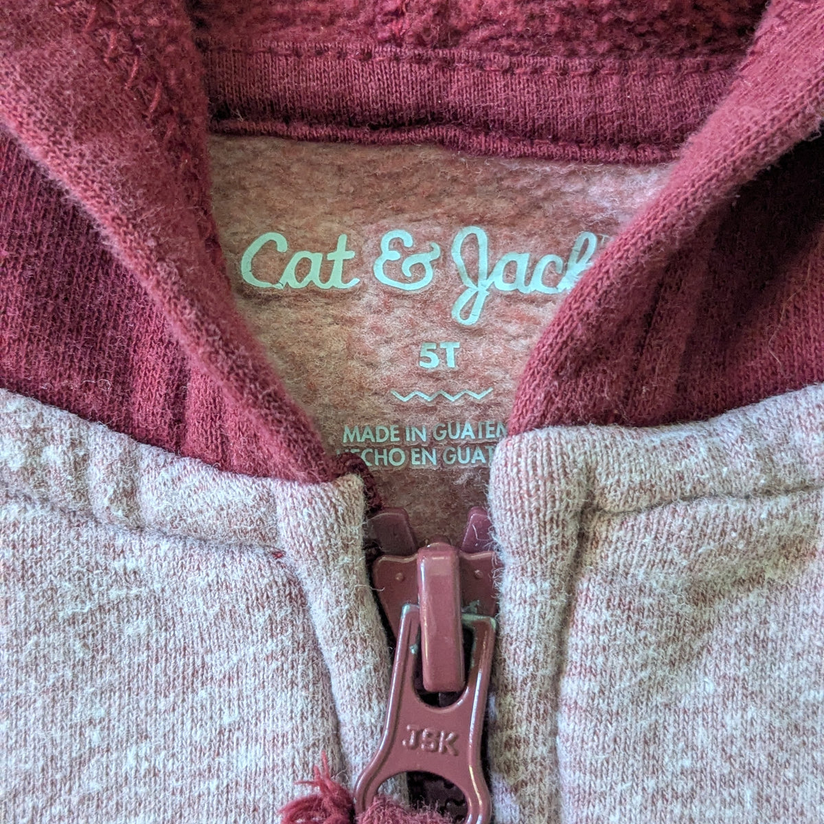 #61 Cat & Jack Full Zip Hoodies - Red & Gray