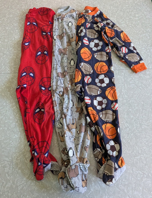 #61 Carter's & Marvel Spider Man 3T Fleece Sleepers