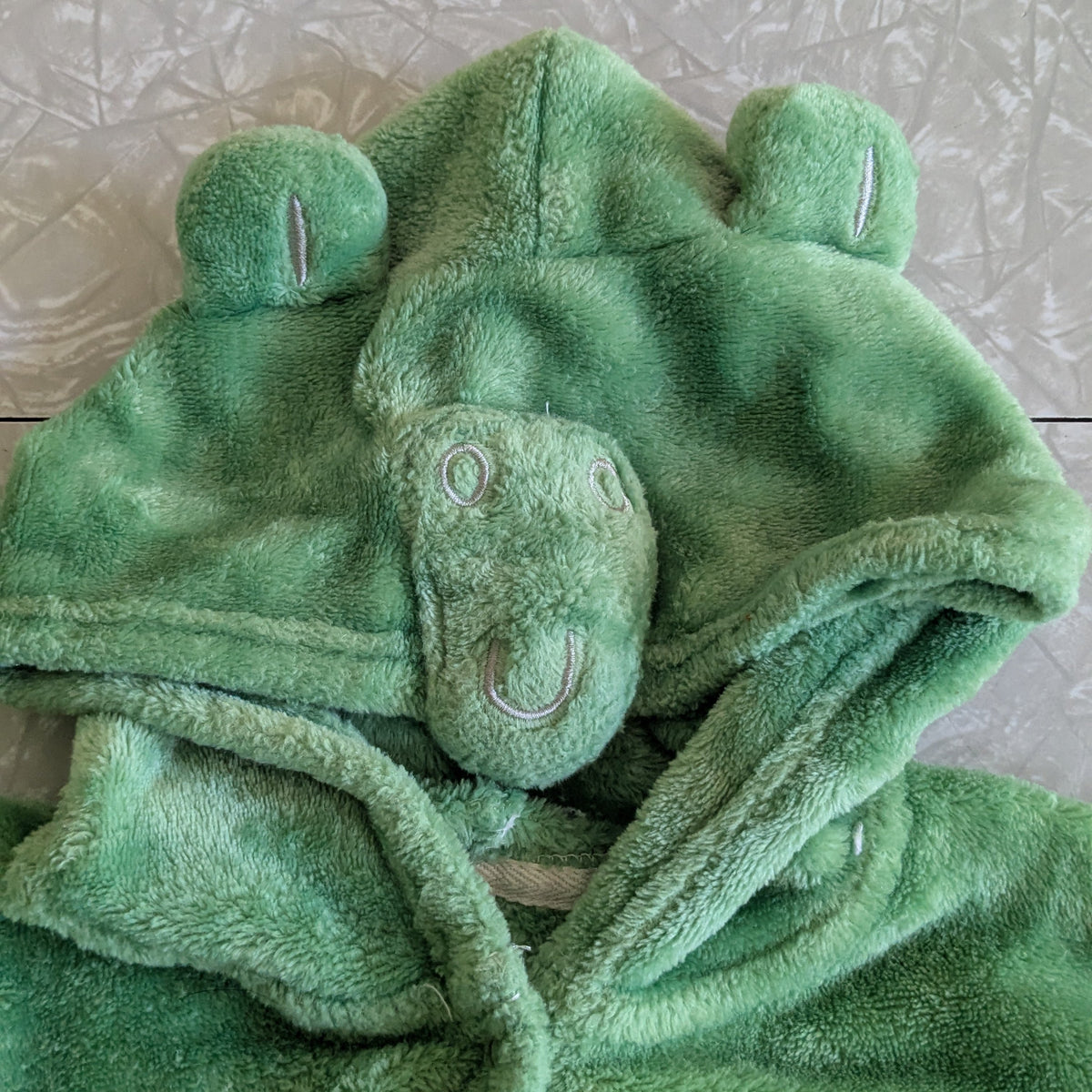 #61 Bath Robe Kids 4 Green Reptile Dinosaur Crocodile Alligator Alien Monster