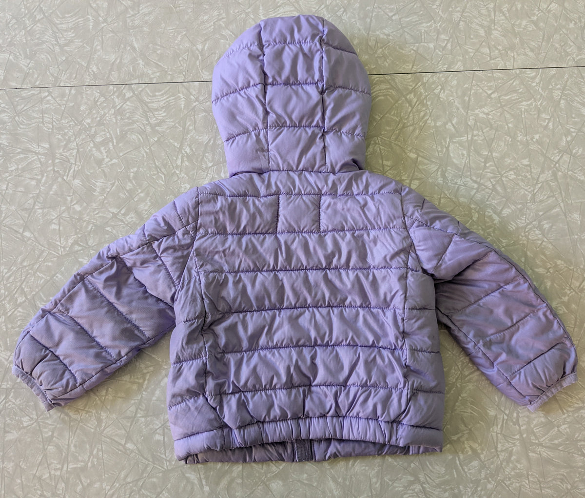#61 Primary 12mo Lightweight Purple Puffer Jacket