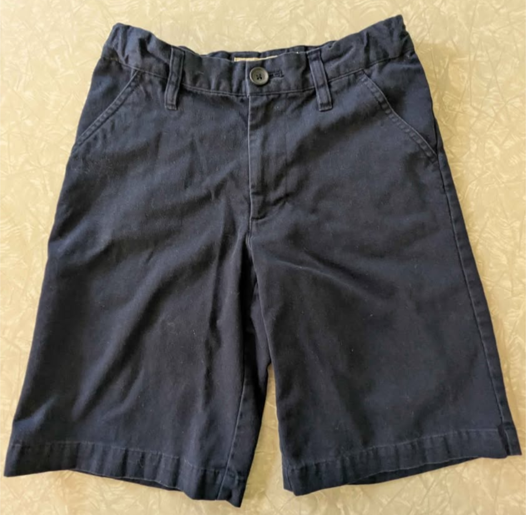 #61 Boys Cherokee 10 Navy Blue School Uniform Shorts