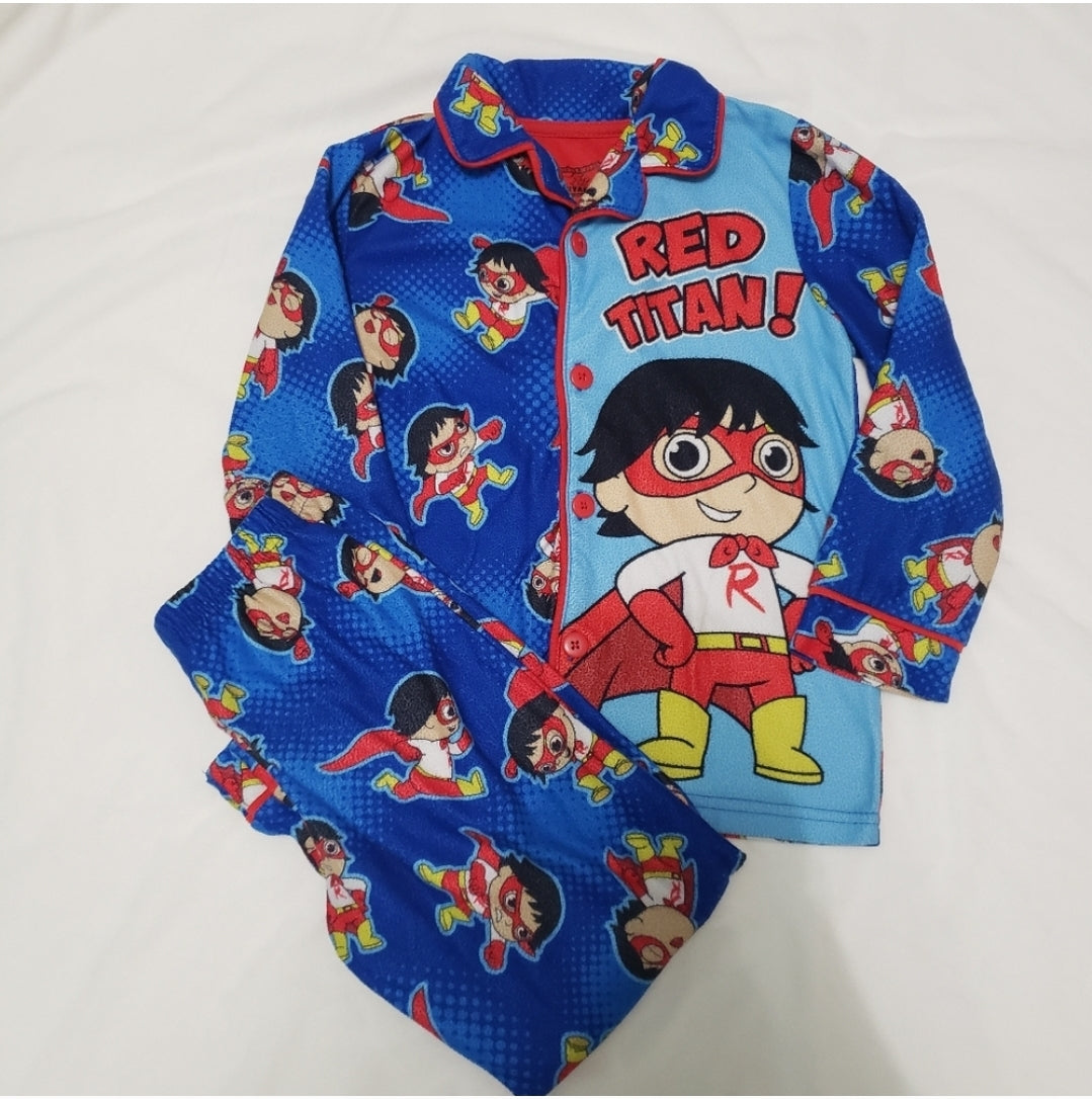 Nickelodeon Ryan's World 4/5 Pocket Watch Pajamas