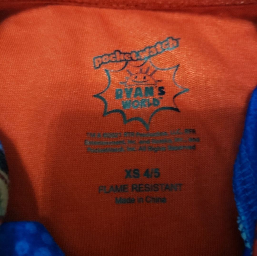 Nickelodeon Ryan's World 4/5 Pocket Watch Pajamas