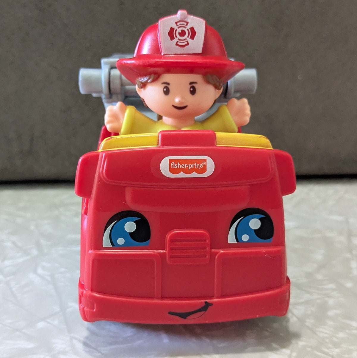 #61 Fisher-Price Little People to the Rescue Fire Truck with Firefighter