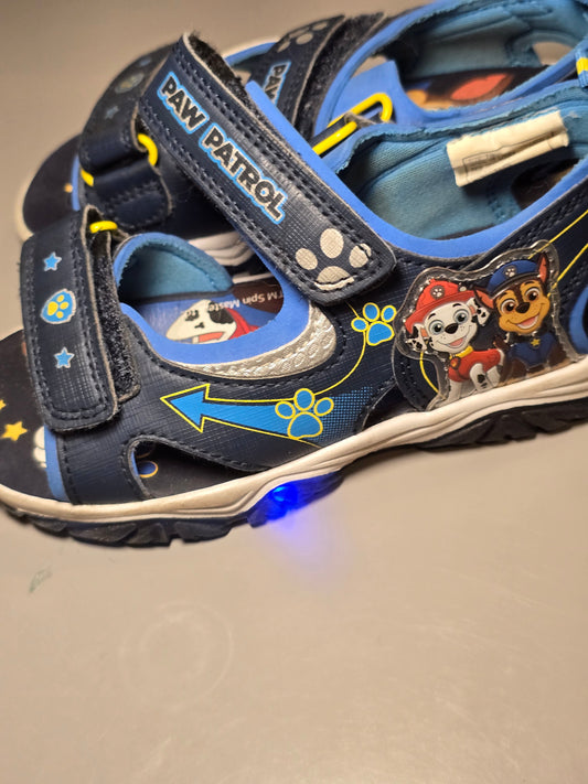 #131 Boys Paw Patrol sandals sz 10