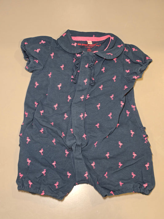 #131 Magnificent Baby Smart Close Romper girls size 6M