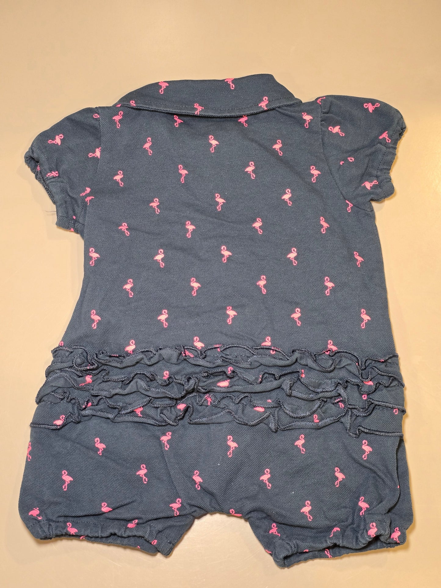 #131 Magnificent Baby Smart Close Romper girls size 6M