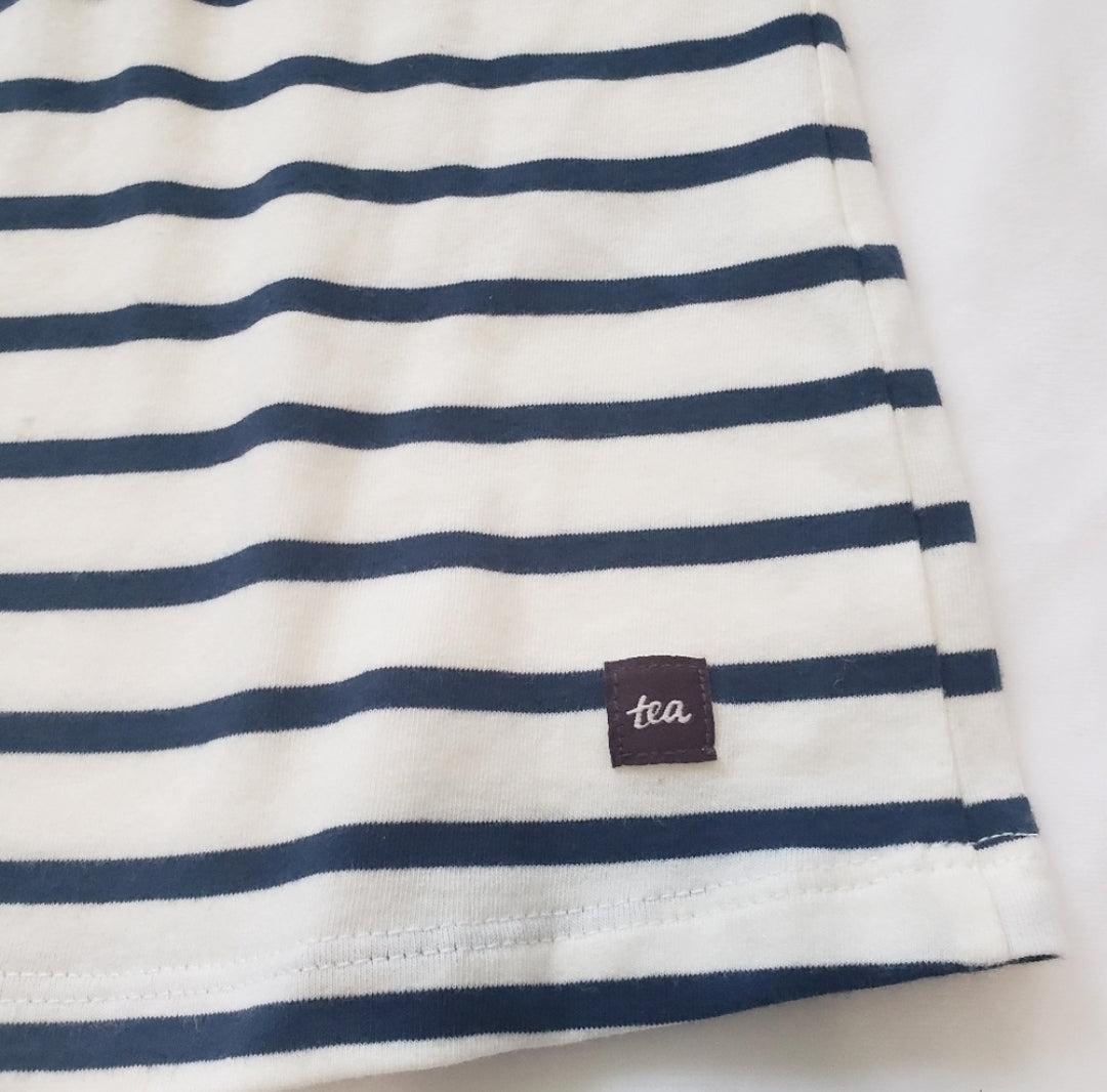 #49 Tea Collection 3T Striped Ruffle Dress