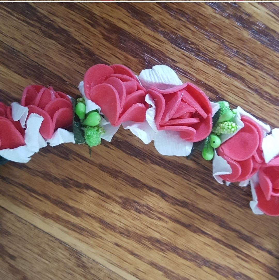 #49 NWT Boutique Floral Headband Headpiece