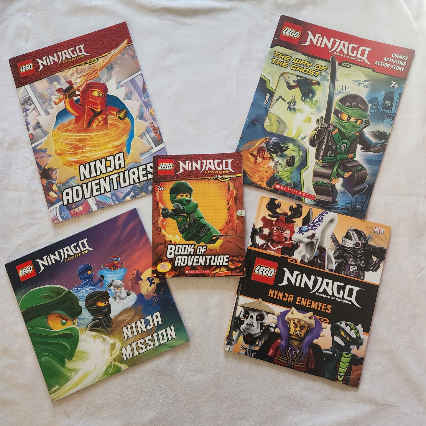 #49 Lego Ninjago Book Lot of 5