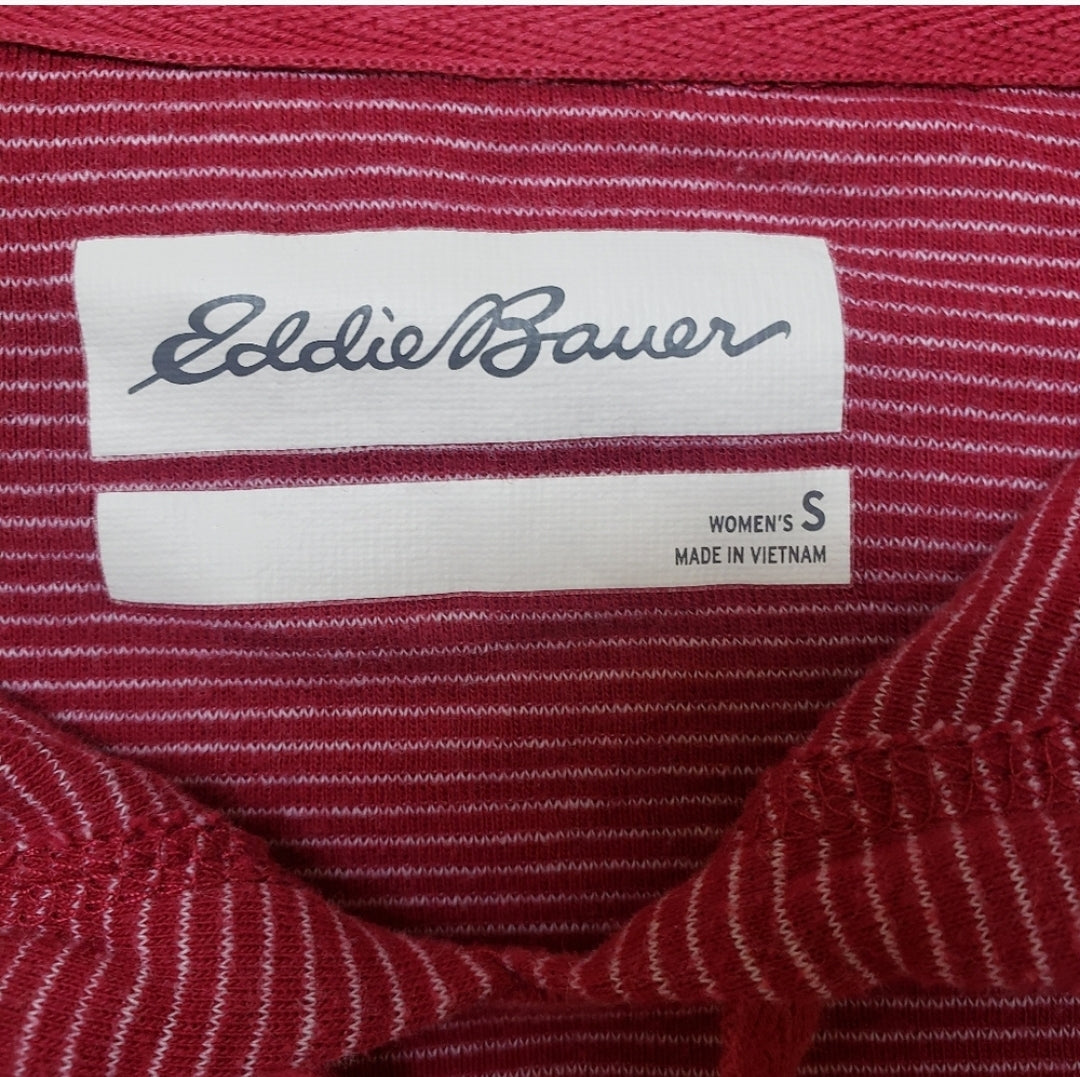 REDUCED!! #49 Eddie Bauer Small Striped Hooded Pullover Top