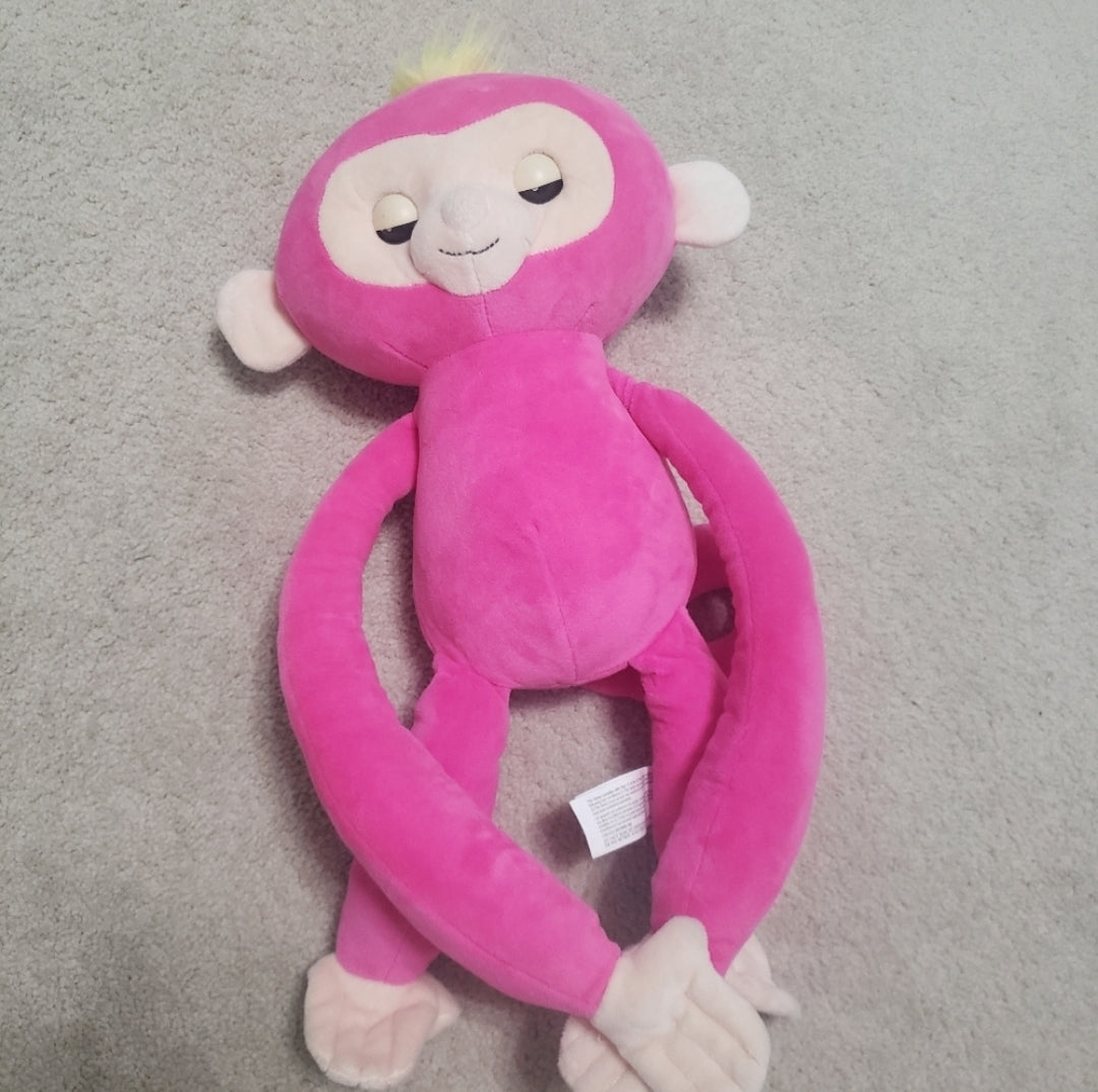 Fingerling Monkey Bella Pink Large Plush Stuff Animal