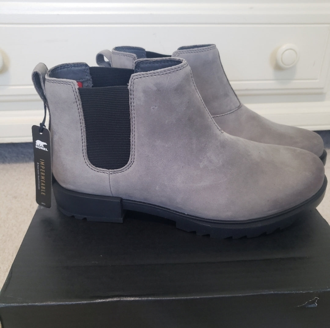 NWT Sorel 8.5 Emelie II Waterproof Chelsea Boot