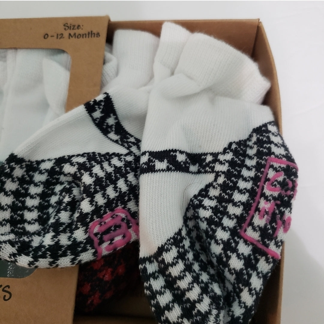 NWT Boutique Me in Mind 0-12 Mths Organic Broadway Mary Jane Socks