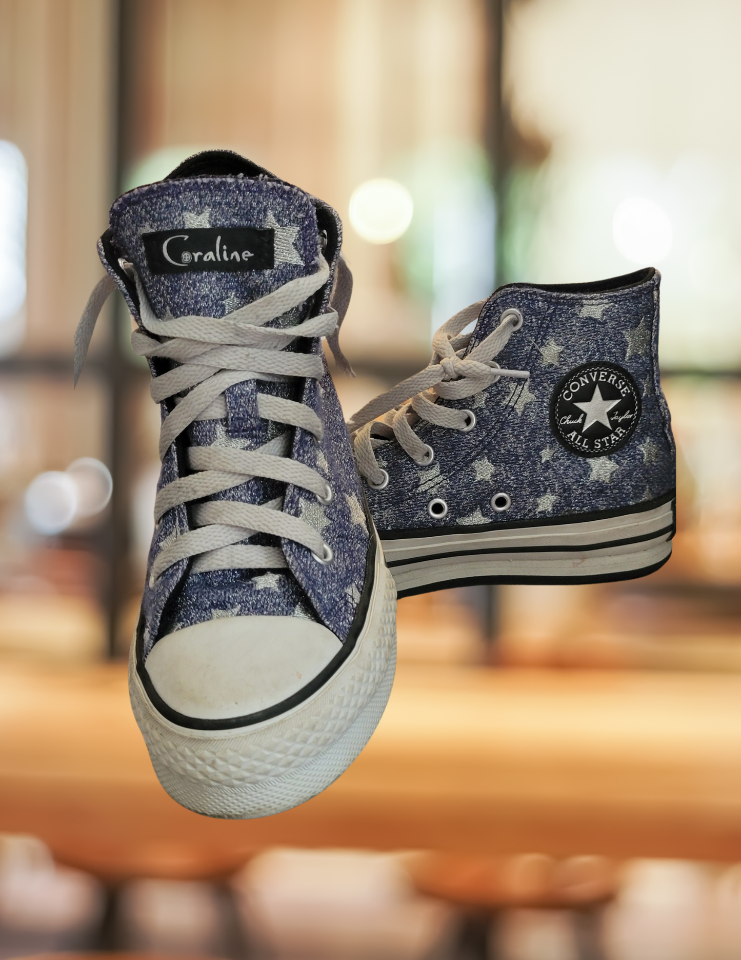 #59 Converse Coraline Limited Edition High Tops Girls Size 1