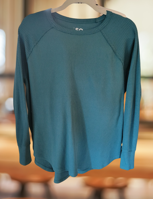 #59 SO Green Long Sleeved Shirt Womens Size M