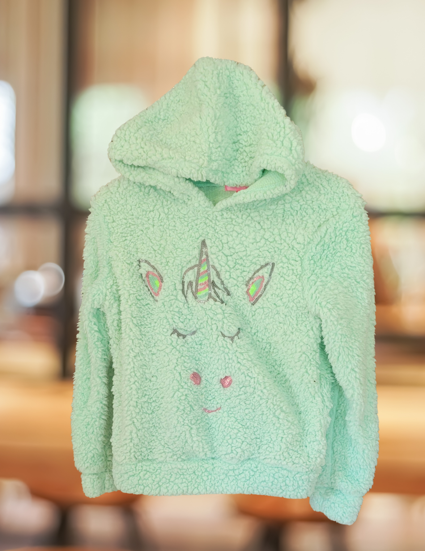 #59 Unicorn Fleece Girls Size L (10/12)