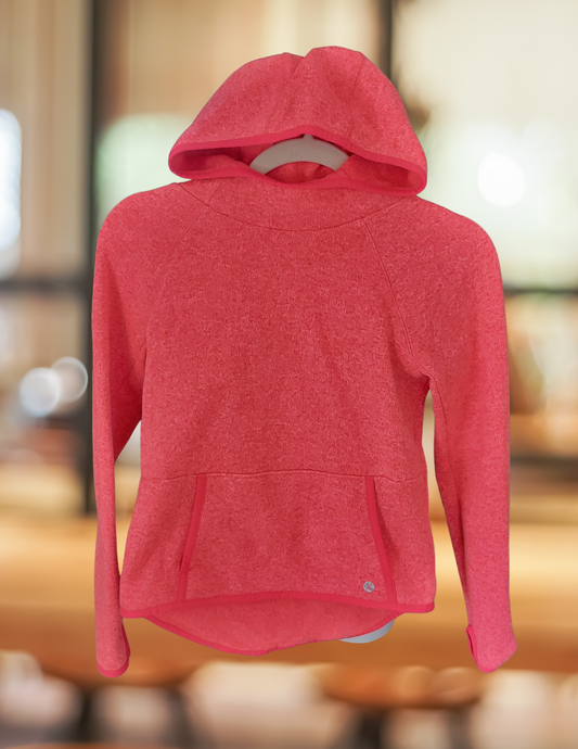 #59 Pink Athletic Sweater with Thumb Holes Girls Size M (10/12)