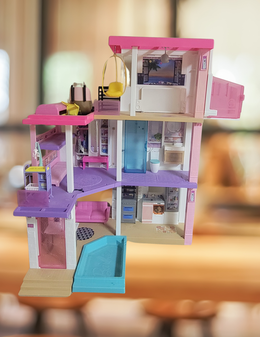 #59 Barbie Dream House with Furniture, Pool, & Elevator