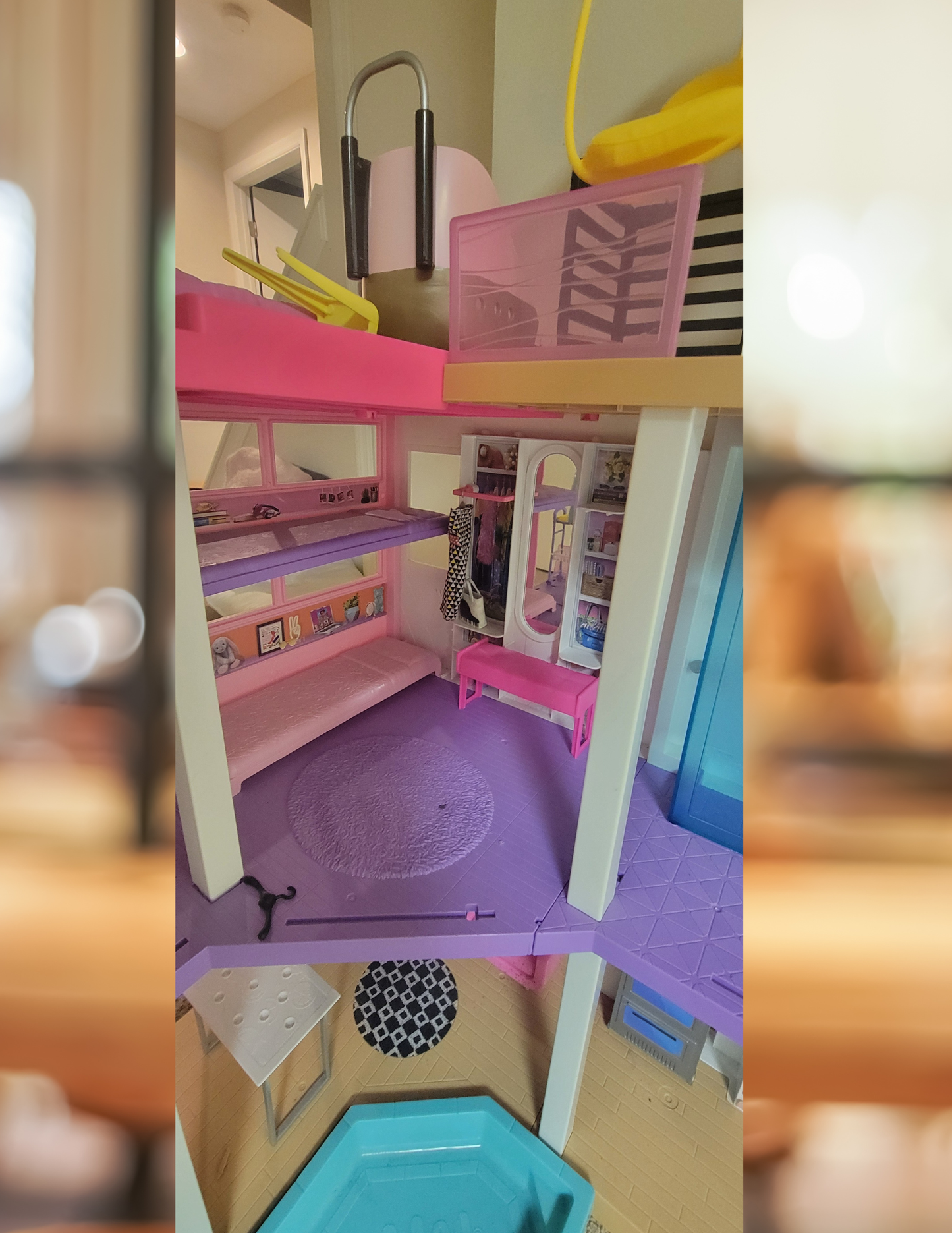#59 Barbie Dream House with Furniture, Pool, & Elevator