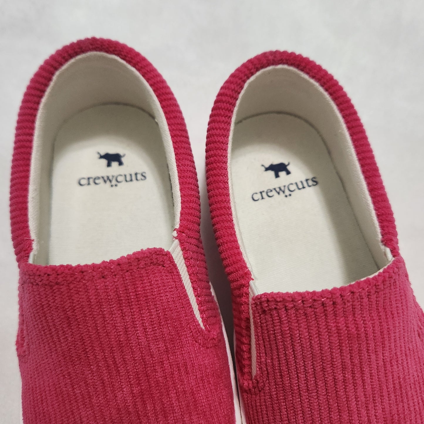 Crewcuts Size 11 corduroy slip-on sneakers