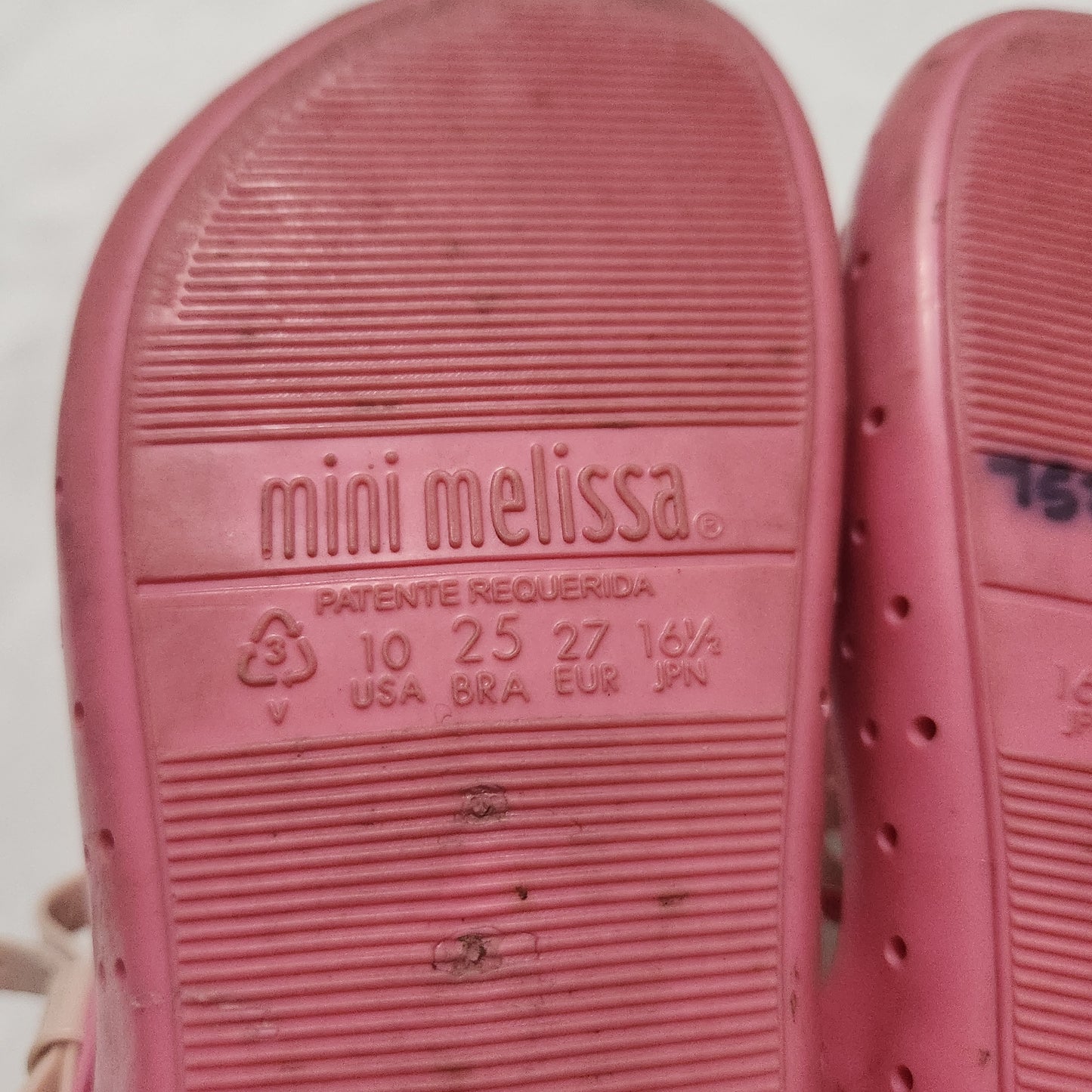 Mini Melissa Size 10 Furadinha Bow Mary Jane