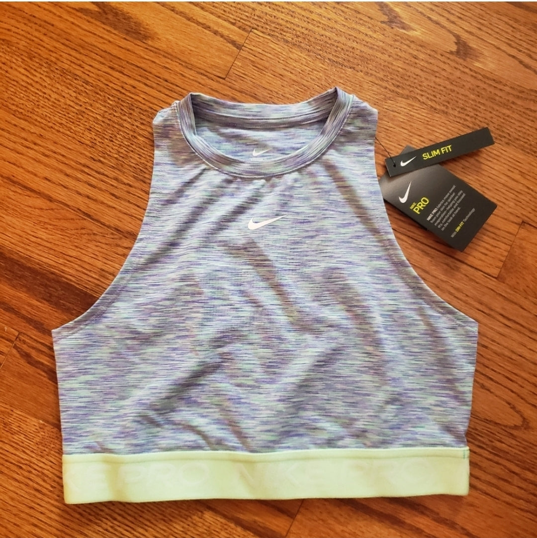 #49 NWT Nike Pro Small Racerback Cropped Tank Top