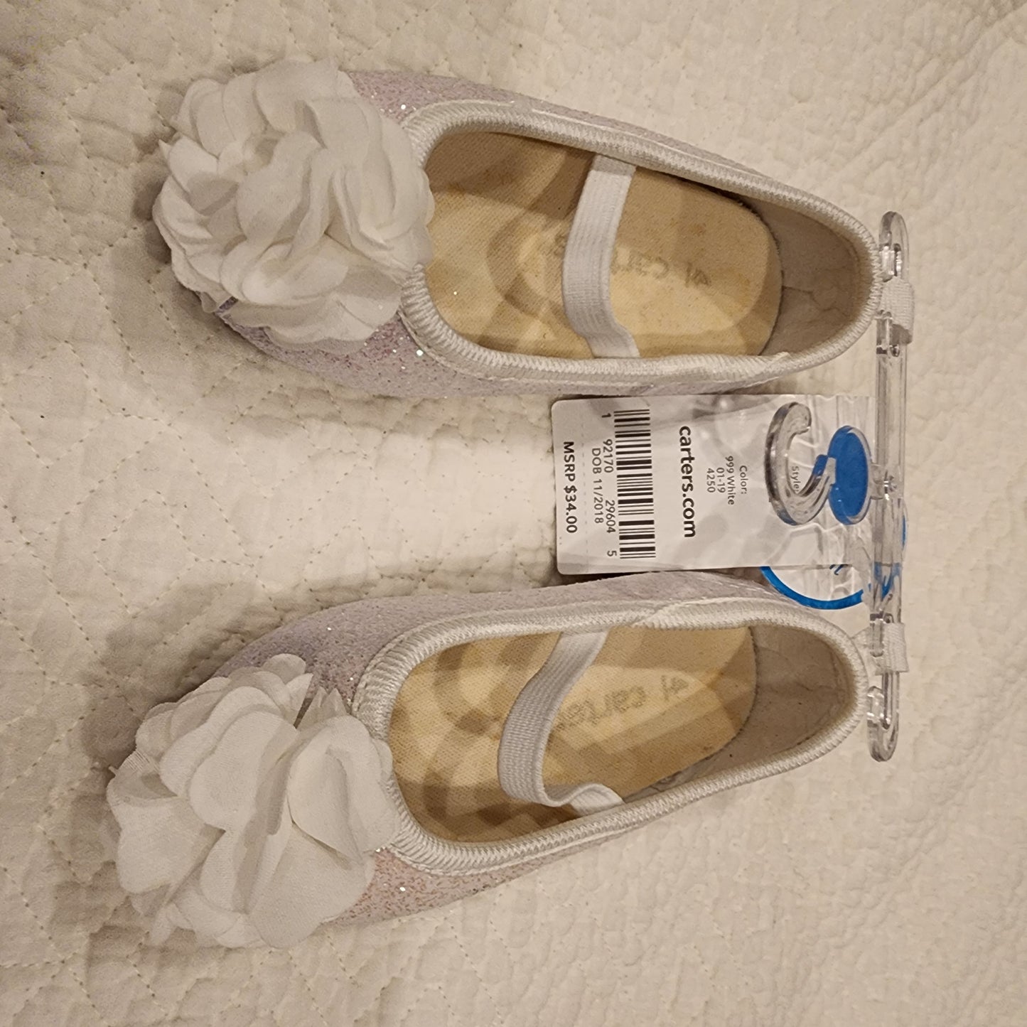 #3A girls NWT Carter's girls size 4 dress shoes