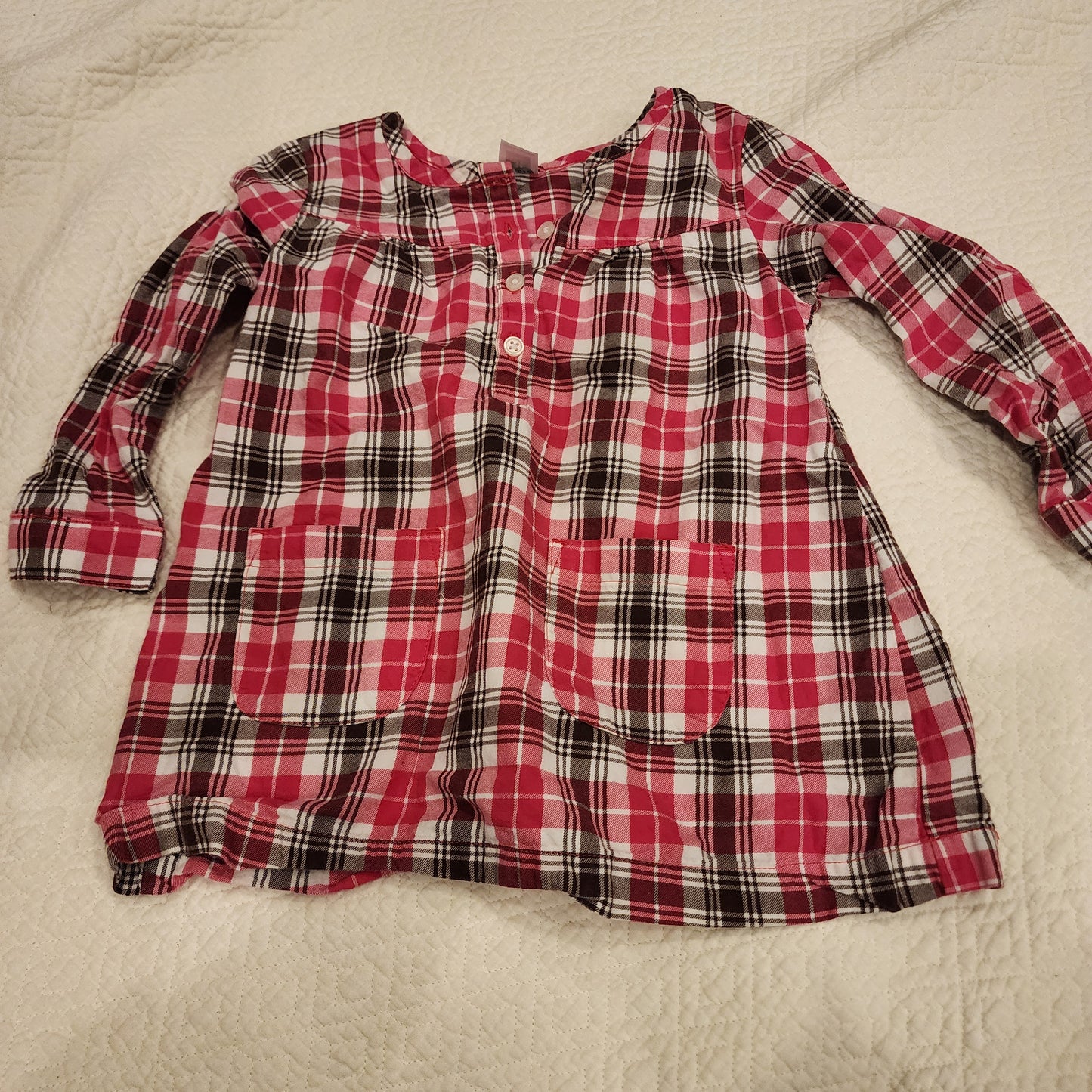 #3A girls Size 3T Carter's plaid shirt