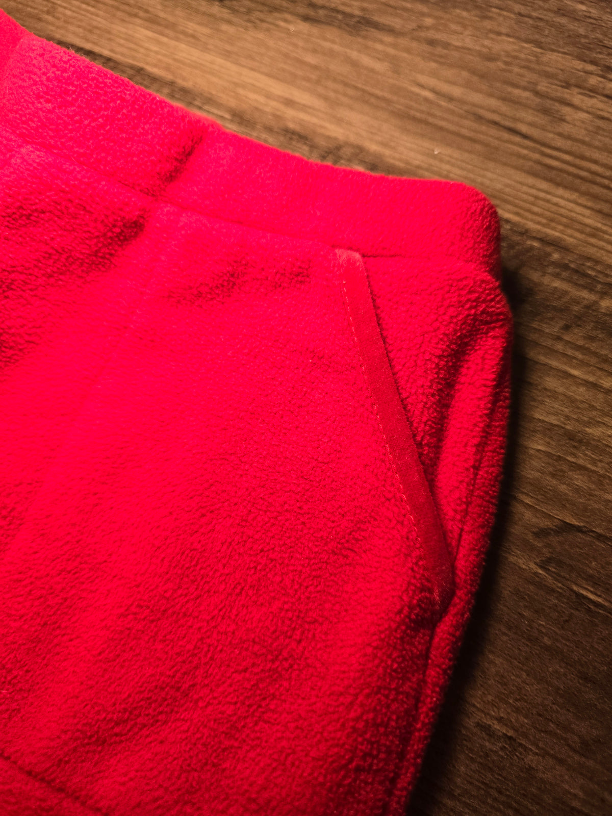 #131 Baby Gap red fleece pants sz 12-18M