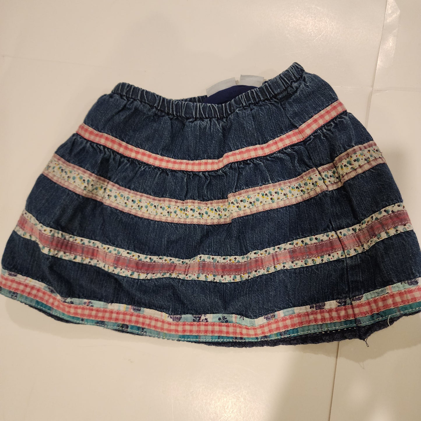 #135 4T denim skirt