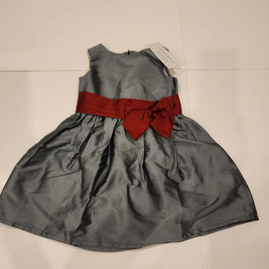 #135 girls size 3-4 ATUN tafeta dress