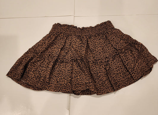 #135 girls XS 4/5 Gap leopard print skirt
