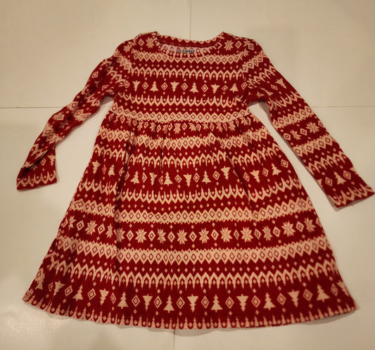 #135 girls size 5T Old Navy holiday twirl dress
