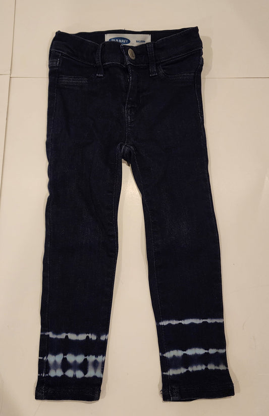 #135 girls size 3T Old Navy ballerina adjustable waist jeans