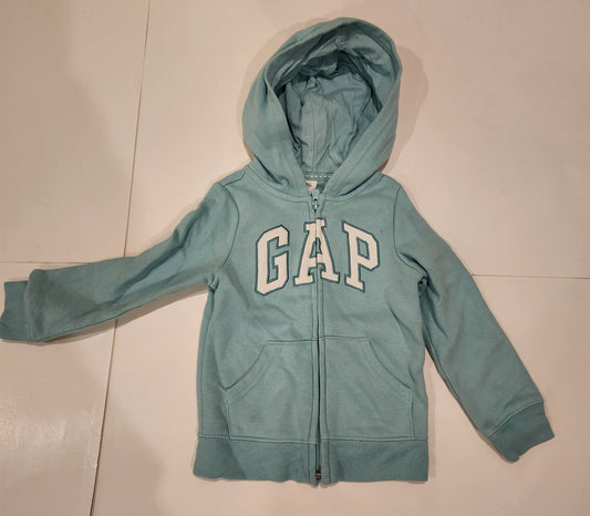 #135 girls size 4 Gap zip up hoodie sweatshirt