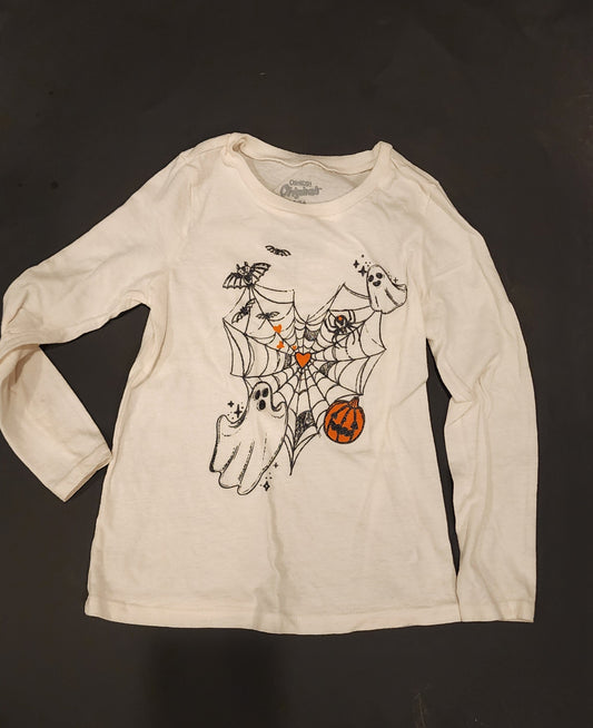 #135 girls size 5 Oshkosh long sleeve Halloween tee shirt