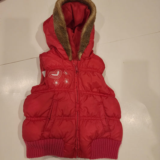 #135 girls Size 18-24 mo Old Navy puffer vest